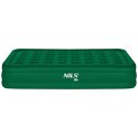 NC2808 MATERAC DWUOSOBOWY KING SIZE ZIELONY + POMPKA ELEKTRYCZNA NILS CAMP