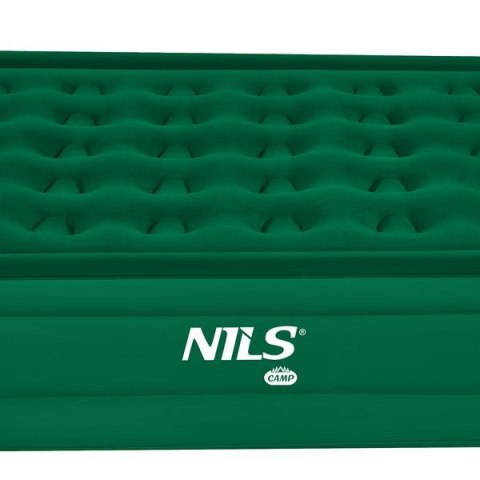 NC2808 MATERAC DWUOSOBOWY KING SIZE ZIELONY + POMPKA ELEKTRYCZNA NILS CAMP