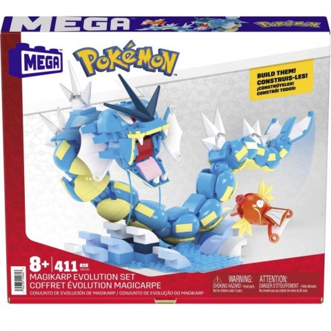 Klocki mega pokemon klocki ewolucja magikarpa