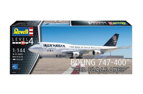 Model plastikowy boeing 747-400 ed forceone 1/144