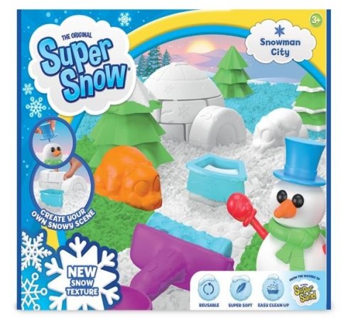 Piasek kinetyczny super sand fun snowman