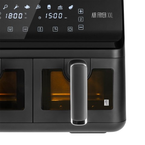 Frytkownica beztłuszczowa TEESA AIR FRYER DUAL POT XXL 8L 2700W