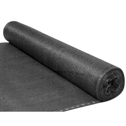 Siatka Cieniująca Na Ogrodzenie Płot Maskująca Szara 1.5M 50M 70g/m?