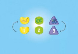 Zestaw z figurkami junior & disney myszka miki i owocowy sorter