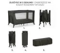 Kinderkraft Łóżeczko turystyczne JOY LIGHT GREY