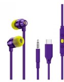 Słuchawki z mikrofonem Douszne LOGITECH 981-000936 (3.5 mm minijack wtyk/Fioletowy)