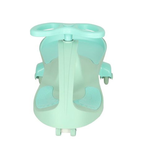 KX4880_1 Jeździk grawitacyjny twistcar świecące koła LED miętowy