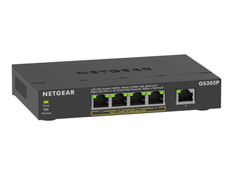 Przełącznik NETGEAR GS305P-300EUS (5x 10/100/1000 )