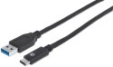 Kabel USB MANHATTAN USB 3.1 typ C (wtyk) 1