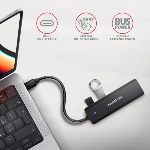 AXAGON AXAGON Travel four-port USB-C 5Gbps hub | HUE-C1C