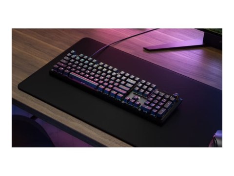 Corsair Corsair | Mechaniczna klawiatura do gier | K70 CORE RGB | Klawiatura do gier | Przewodowa | Brak | Czarna | USB typu A | CZERWON