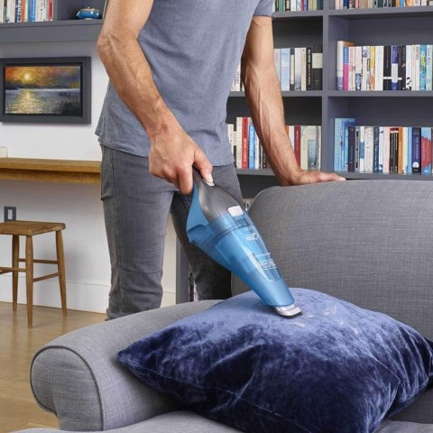 BLACK & DECKER BLACK & DECKER | Vacuum Cleaner | WDC215WA-QW | Cordless operating | Handstick | 7.2 V | Operating time (max) 10 min | Blue