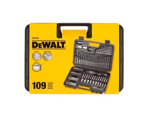 DEWALT DEWALT Set of drills and torsion nozzles, 109 pcs. | DT0109-QZ