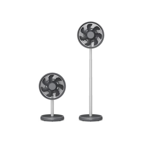 Duux Duux Fan | Rize Flex | Stand Fan | Grey | Diameter 21 cm | Number of speeds 4 | Oscillation | 10 W | No
