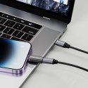 Adapter przejściówka iPhone Lightning (męski) - USB-C (żeński) - czarny