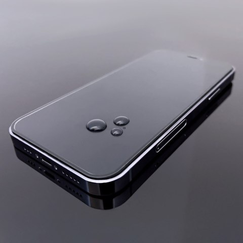 Folia szklana szkło hartowane z ramką do iPhone 14 Plus / 13 Pro Max Full Cover Flexi Nano - przezroczysty