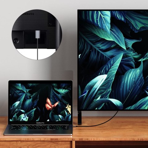 Kabel przewód USB-C - HDMI 4K 60Hz 2m - czarny