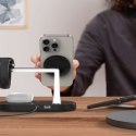 Ładowarka indukcyjna 3w1 na smartfon słuchawki smartwatch z MagSafe - czarna
