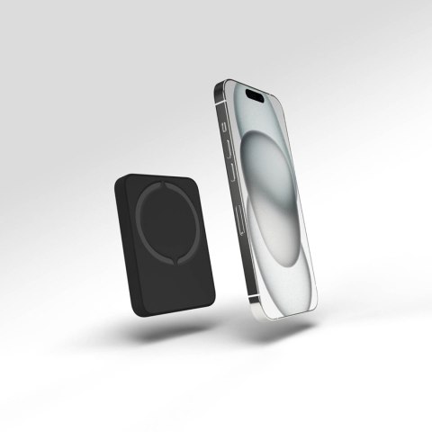 Powerbank 4200mAh USB-C MagSafe Mini Power Mag - czarny