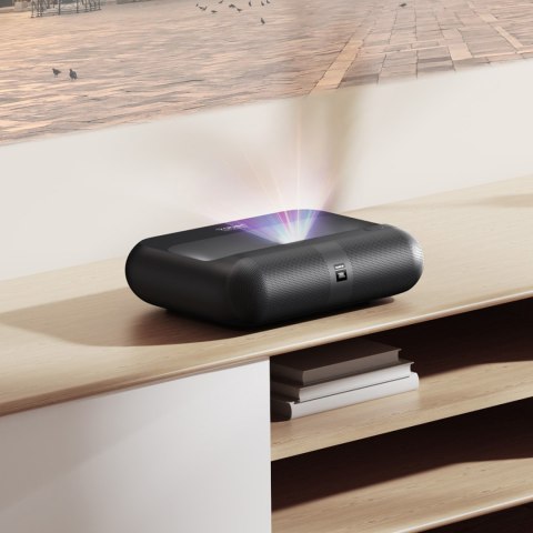 Projektor multimedialny laserowy RGB FullHD 1080p z głośnikami JBL WiFi BT K300s - czarny
