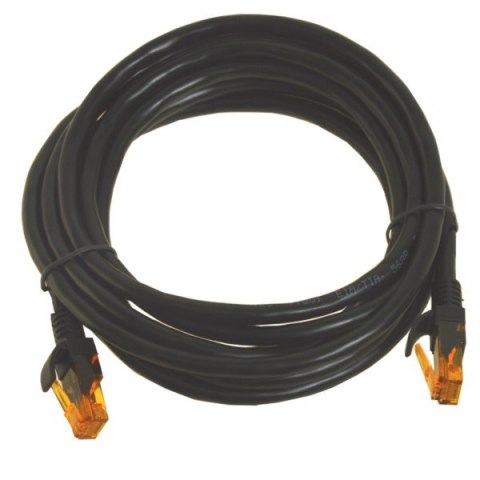 Kabel patchcord UTP6 3,0m czarny