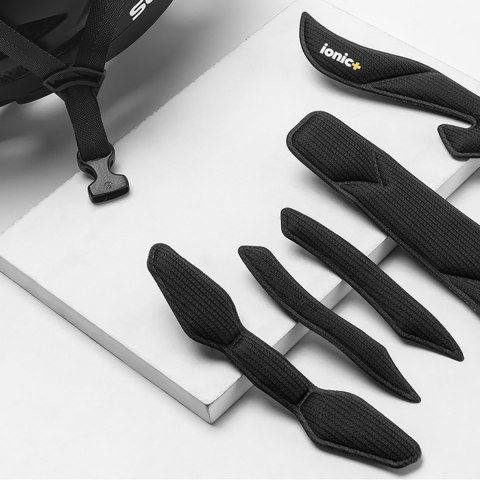 Kask rowerowy z szybką odpinanymi okularami z filtrem UV unisex - biały