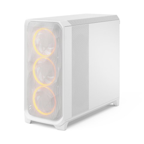 Fractal Design Fractal Design Meshify 3 XL | White RGB TG Clear Tint | Mid-Tower | Power supply included No | ATX