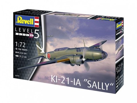 Model plastikowy ki-21-la sally 1/72