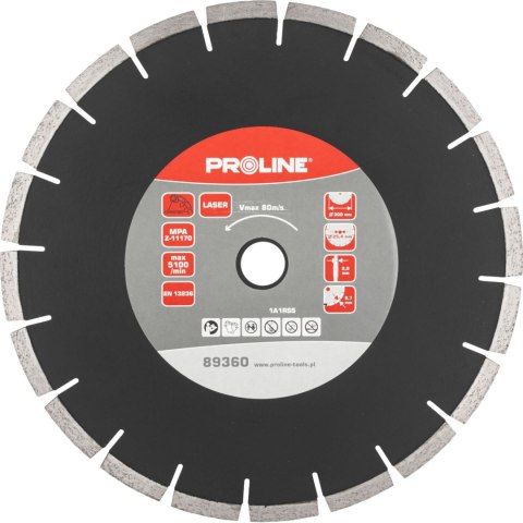 Tarcza diamentowa laser (granit) 300*2.8*8.7*25.4 proline