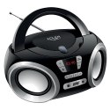 AD 1181 black silver Radio boombox cd-mp3 | usb | fm radio | aux | gniazdo słuchawkowe