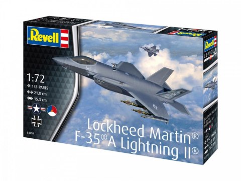 Model plastikowy lockheed martin f-35a lightning ii 1/72