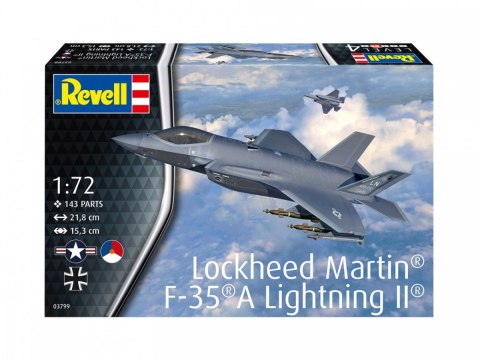 Model plastikowy lockheed martin f-35a lightning ii 1/72