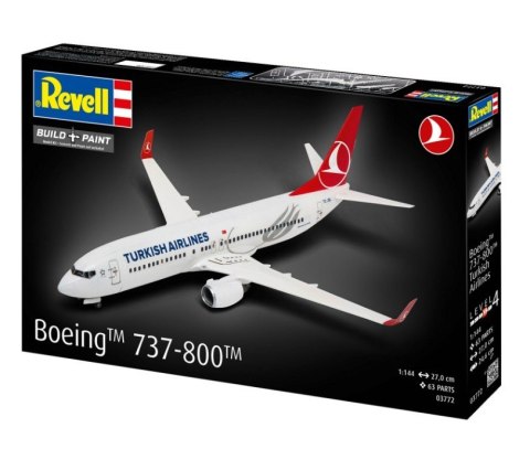 Model plastikowy samolot boeing 737-800 turkish air 1/144