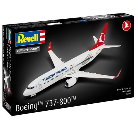 Model plastikowy samolot boeing 737-800 turkish air 1/144