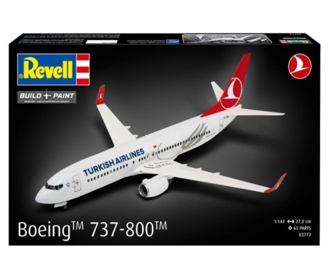 Model plastikowy samolot boeing 737-800 turkish air 1/144