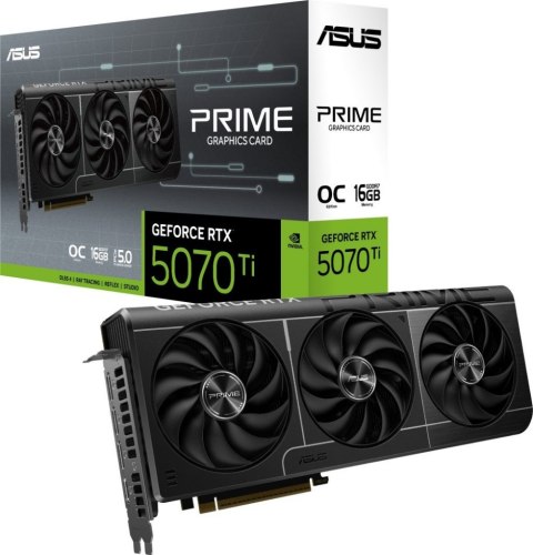 Karta graficzna ASUS PRIME GeForce RTX 5070 Ti OC 16GB GDDR7 (90YV0MF0-M0NA00)