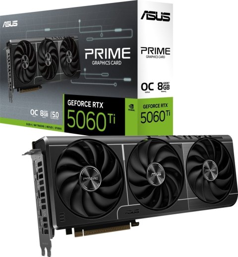 Karta graficzna ASUS PRIME RTX 5060 TI 8GB OC (90YV0MP0-M0NA00)
