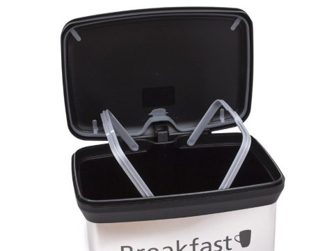 Kosz na śmieci met. z pedałem Curver Kitchen srebr