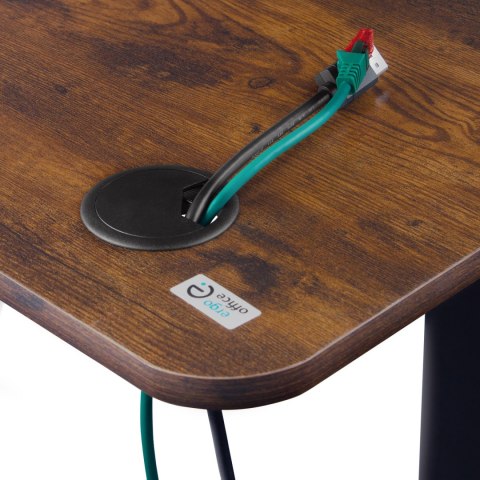 Biurko stolik Ergo Office elektryczna regulacja wysokości, do pracy stojąco siedzącej, max wys 114cm, ER-451