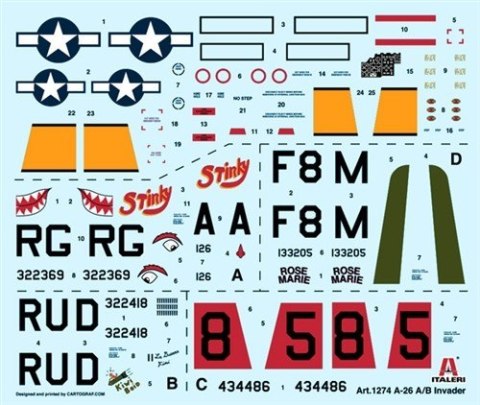 Model plastikowy a-26b invader 1/72