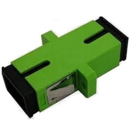 Adapter światłowodowy SC APC/SC APC, simplex, jedn omodowy OS2, ceramiczna ferrula, zielony