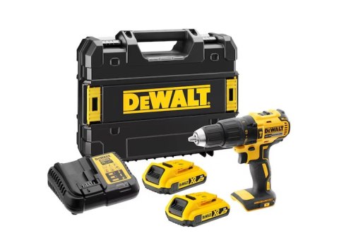 DEWALT 18V XR Brushless Hammer Drill Driver - 2 X 2Ah Batteries | DCD778D2T-QW | 340 W