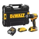 DEWALT AKUMULATOROWA WIERTARKO-WKRĘTARKA Z UDAREM XR 18V 2*2.0AH
