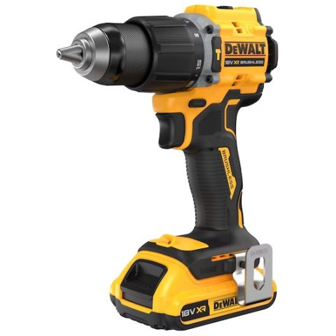 DEWALT AKUMULATOROWA WIERTARKO-WKRĘTARKA Z UDAREM XR 18V 2*2.0AH