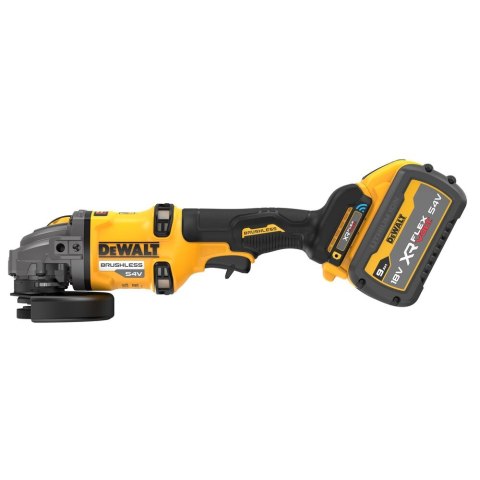 DEWALT SZLIFIERKA KĄTOWA AKUMULATOROWA 125MM FLEXVOLT SHD 54V 2*9AH