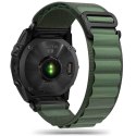 Pasek do zegarka Garmin Fenix 5 / 6 / 6 Pro / 7 Nylon Pro - ciemnozielony