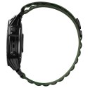 Pasek do zegarka Garmin Fenix 5 / 6 / 6 Pro / 7 Nylon Pro - ciemnozielony