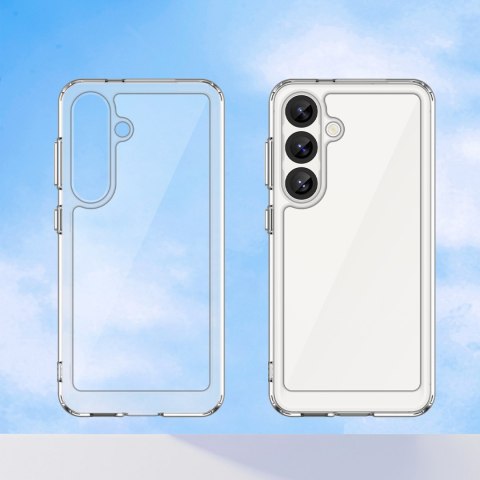 Etui z żelową ramką na Xiaomi Poco C71 Outer Space Case - przezroczyste