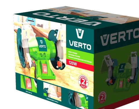 Szlifierka stołowa 120W, ściernica 125 x 12.7 mm