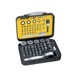 Zestaw 39 szt końcówki 1/4